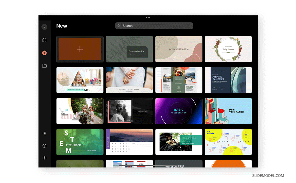 Main UI PowerPoint iPad