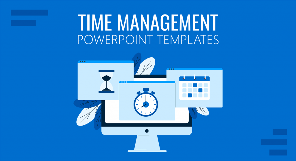 cover for time management PowerPoint templates