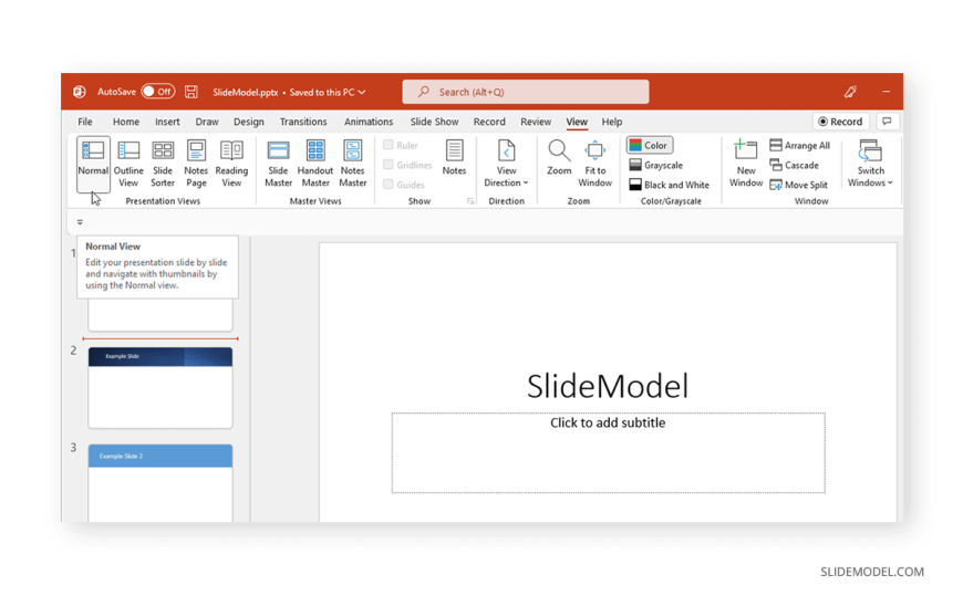 powerpoint presentation modes