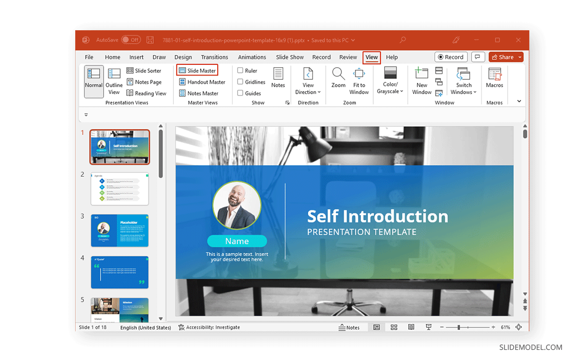 How to add watermark for PowerPoint Presentations