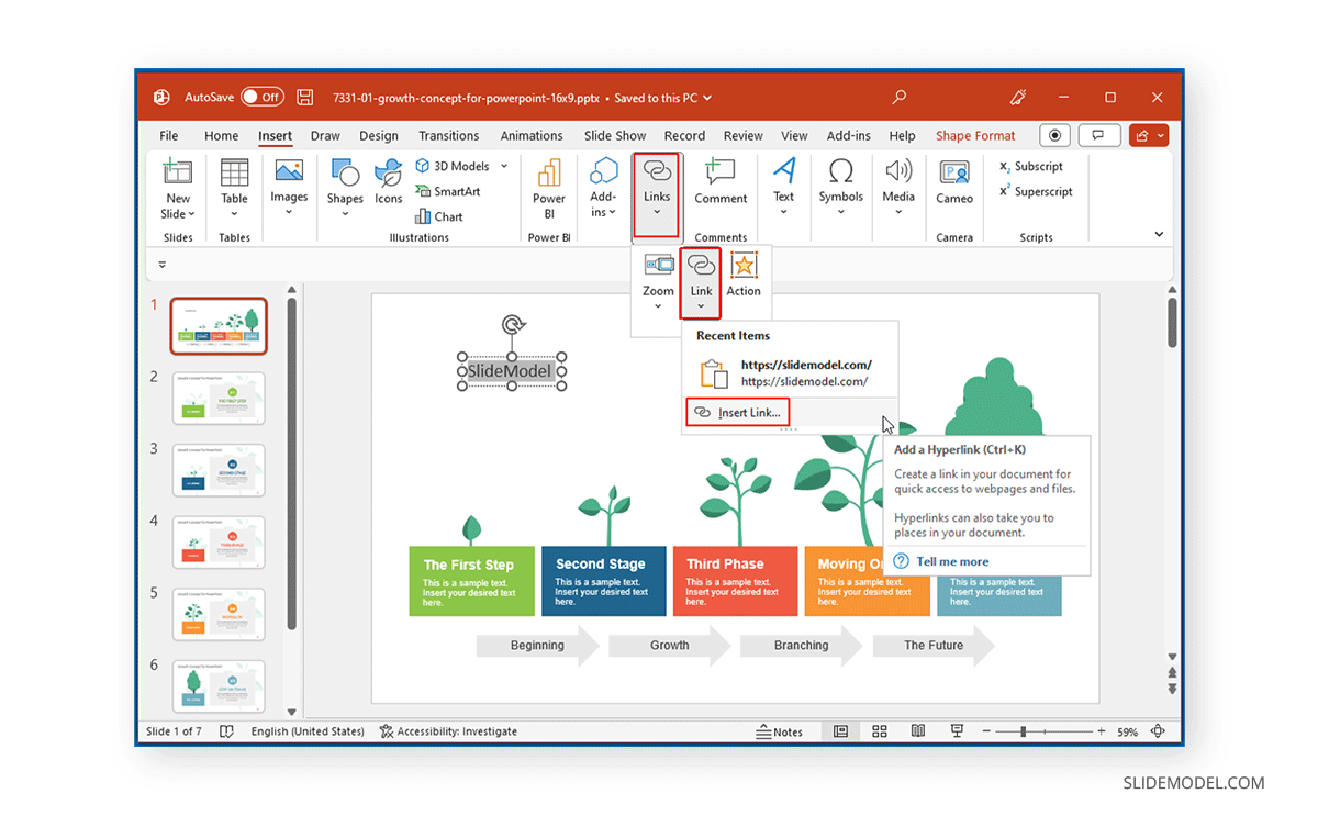 How To Insert Hyperlink In Powerpoint