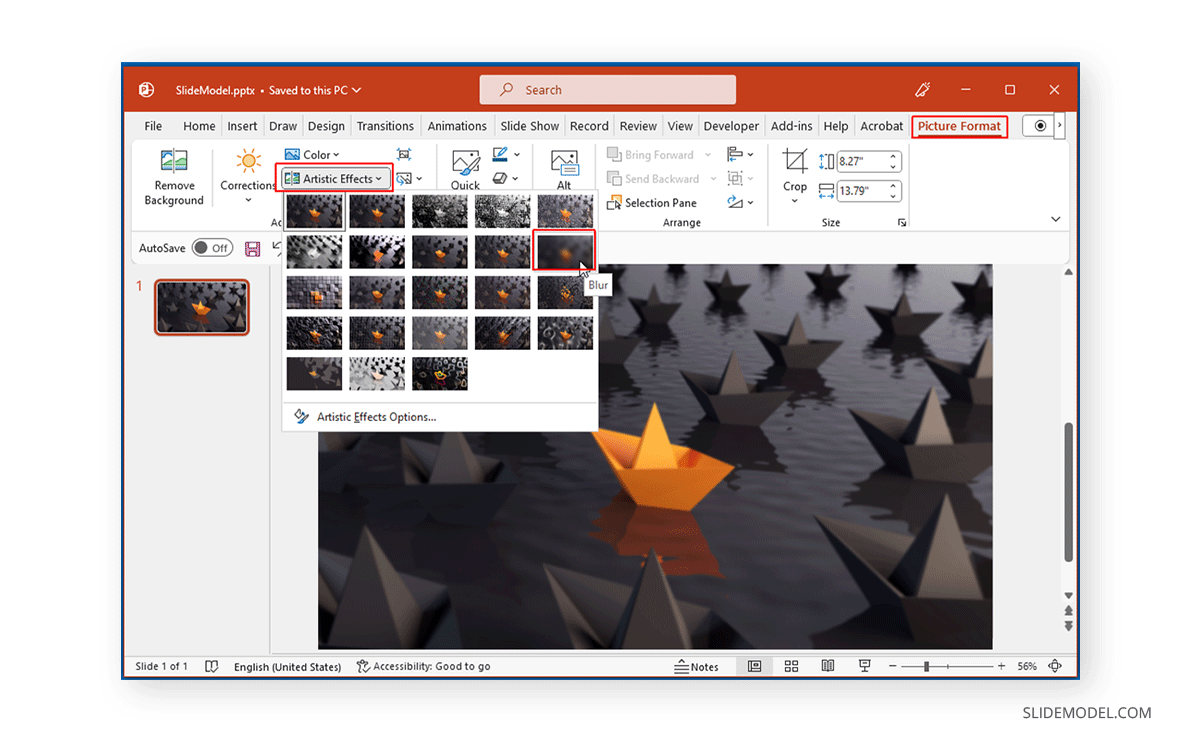 How To Blur An Image In Powerpoint