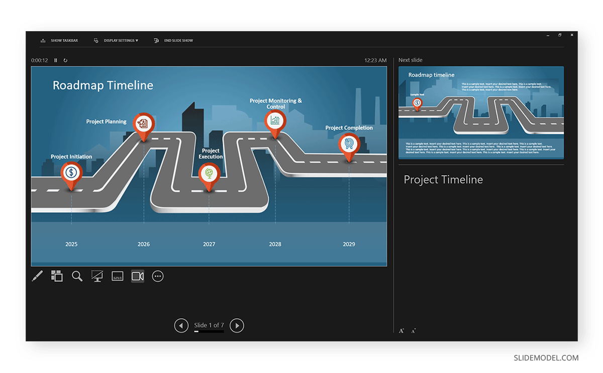 Working with Presenter View in PowerPoint