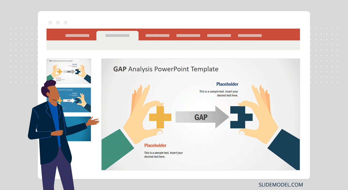 GAP Analysis PowerPoint template
