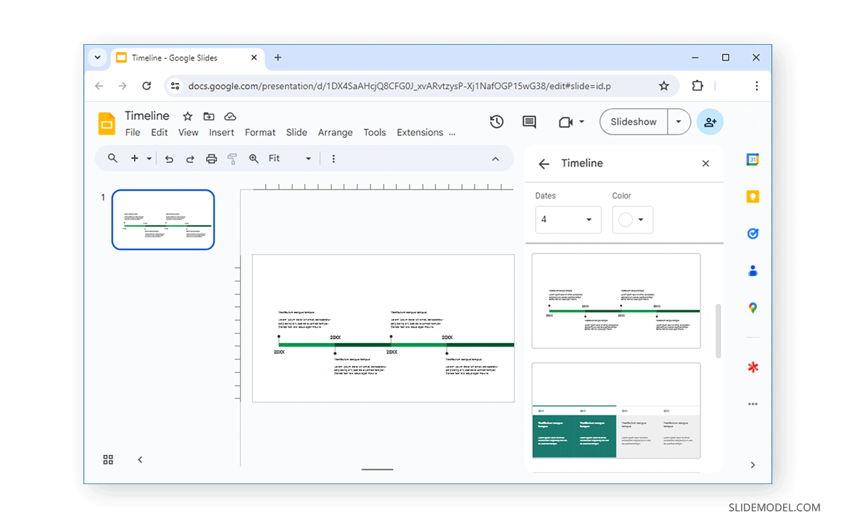 How to customize a pre-made diagram on Google Slides