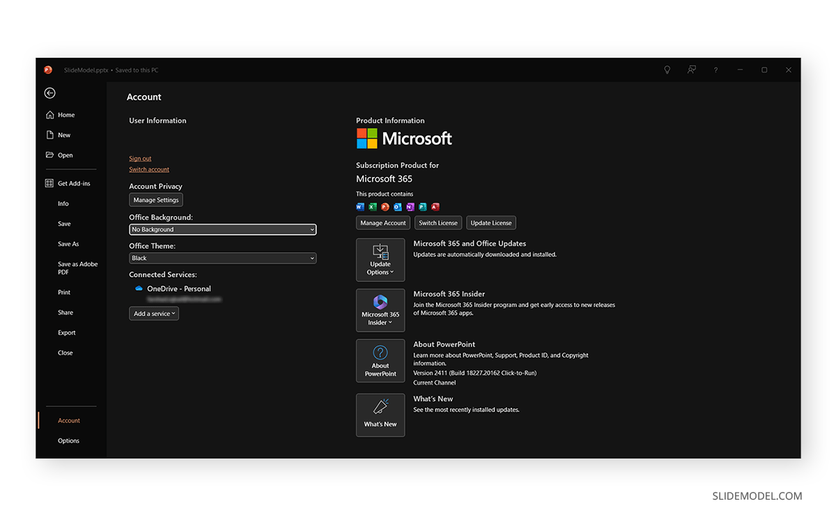 Dark Mode Office Theme