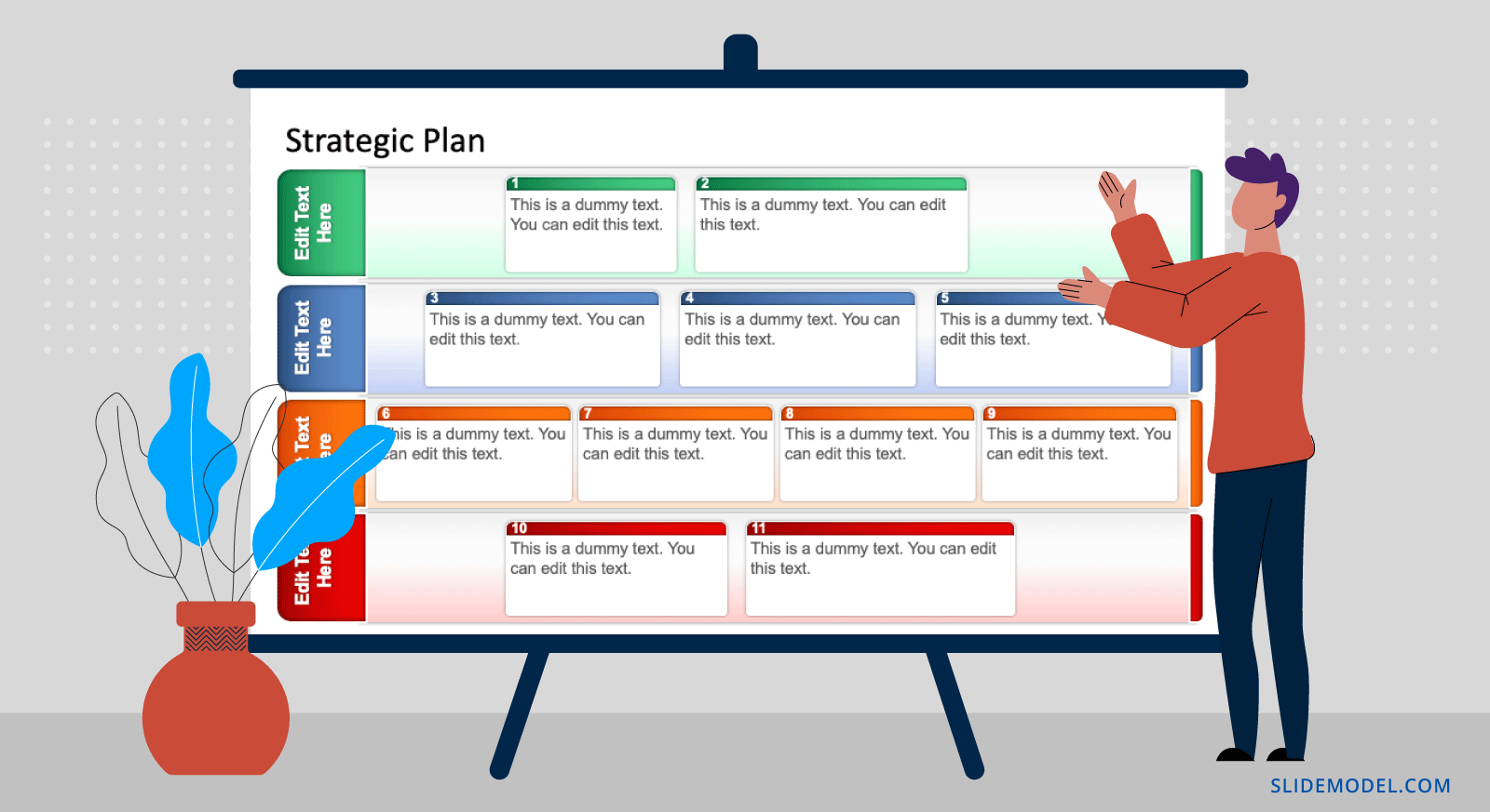 Slide of a Strategic Plan Presentation