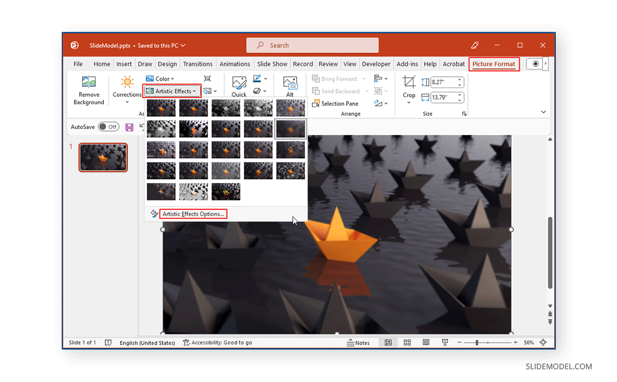 How to Blur an Image in PowerPoint