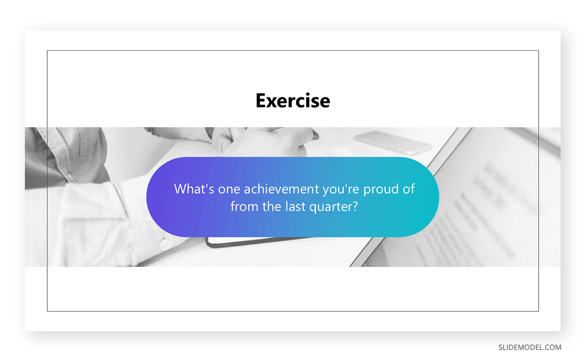 Exercise question icebreaker