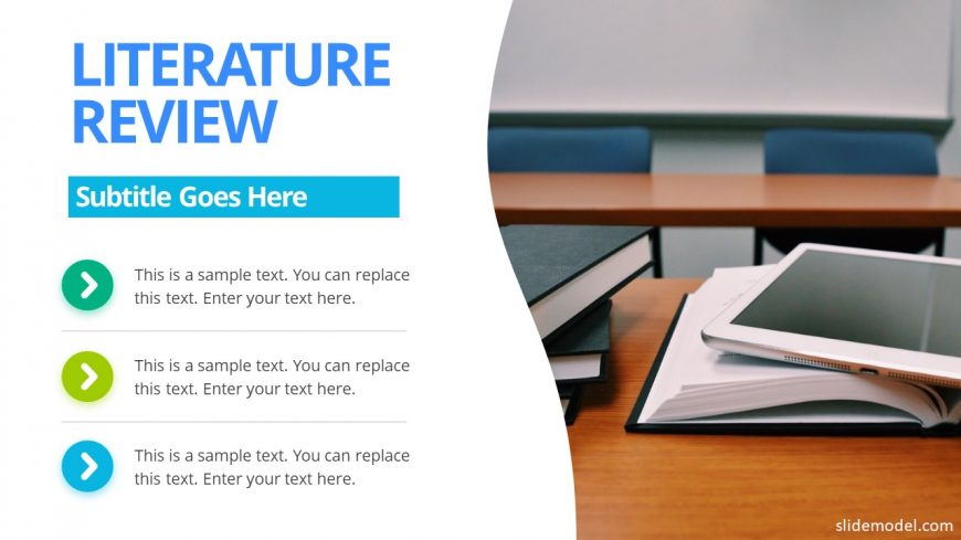 powerpoint template literature review