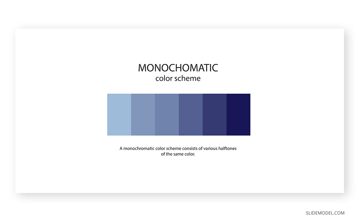 monochromatic color scheme