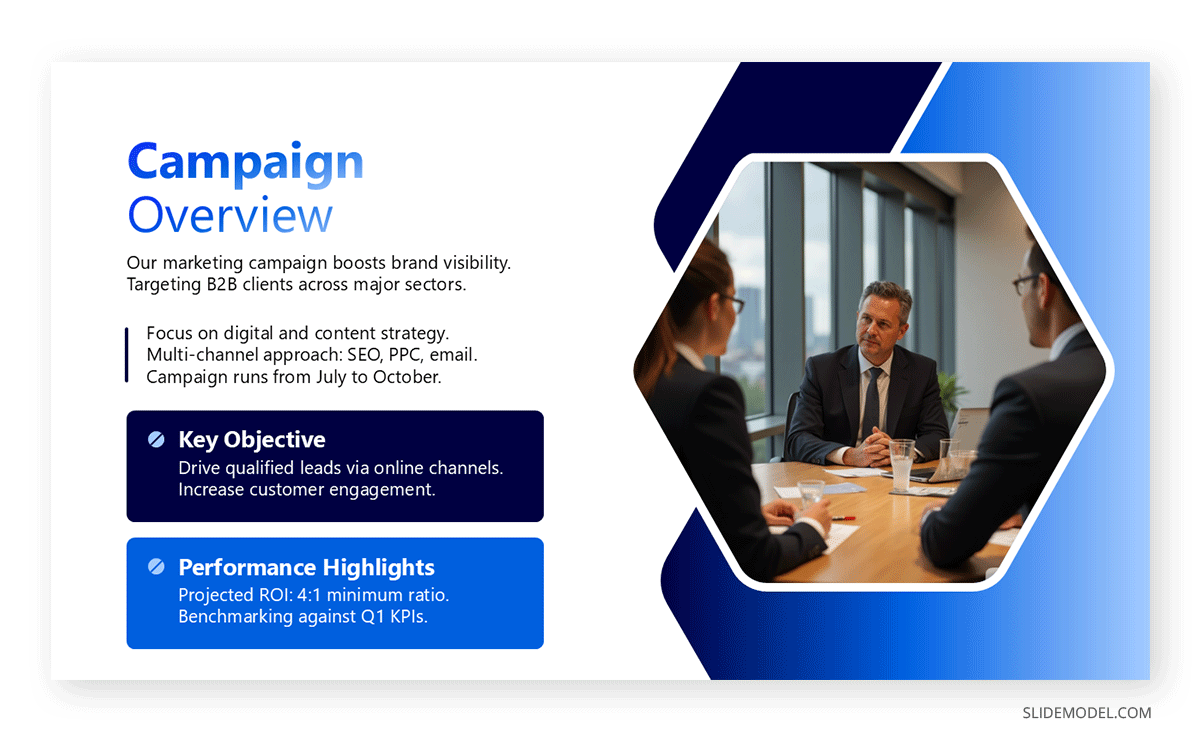 6x6 PowerPoint rule sample slide