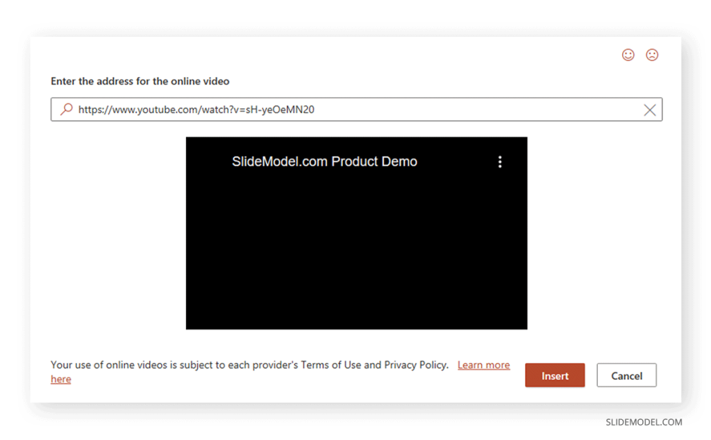 How to Embed a Video in PowerPoint by inserting the URL
