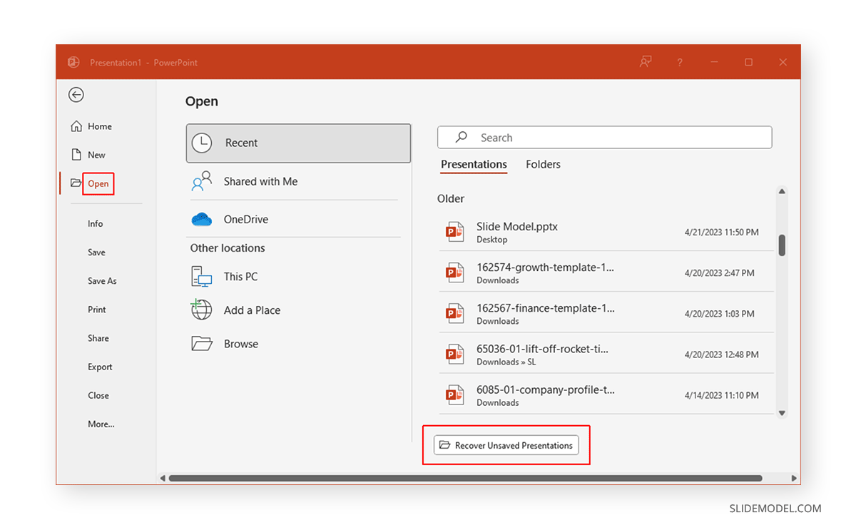 How to recover unsaved presentations in PowerPoint - Recover Unsaved Presentations in PowerPoint