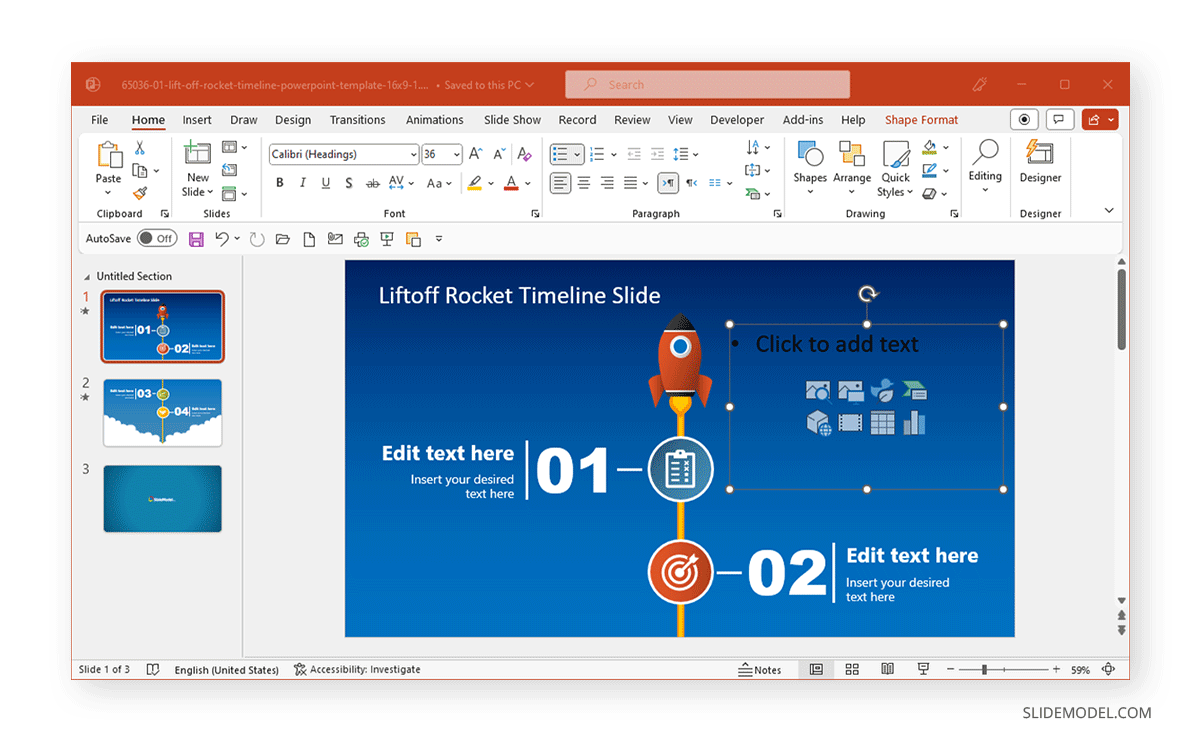 Slide Layout changed in PowerPoint