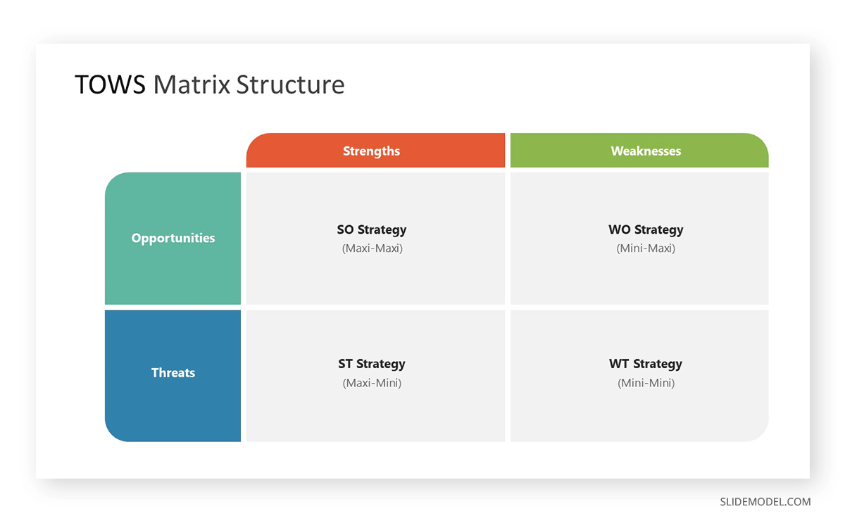 TOWS Matrix Structure