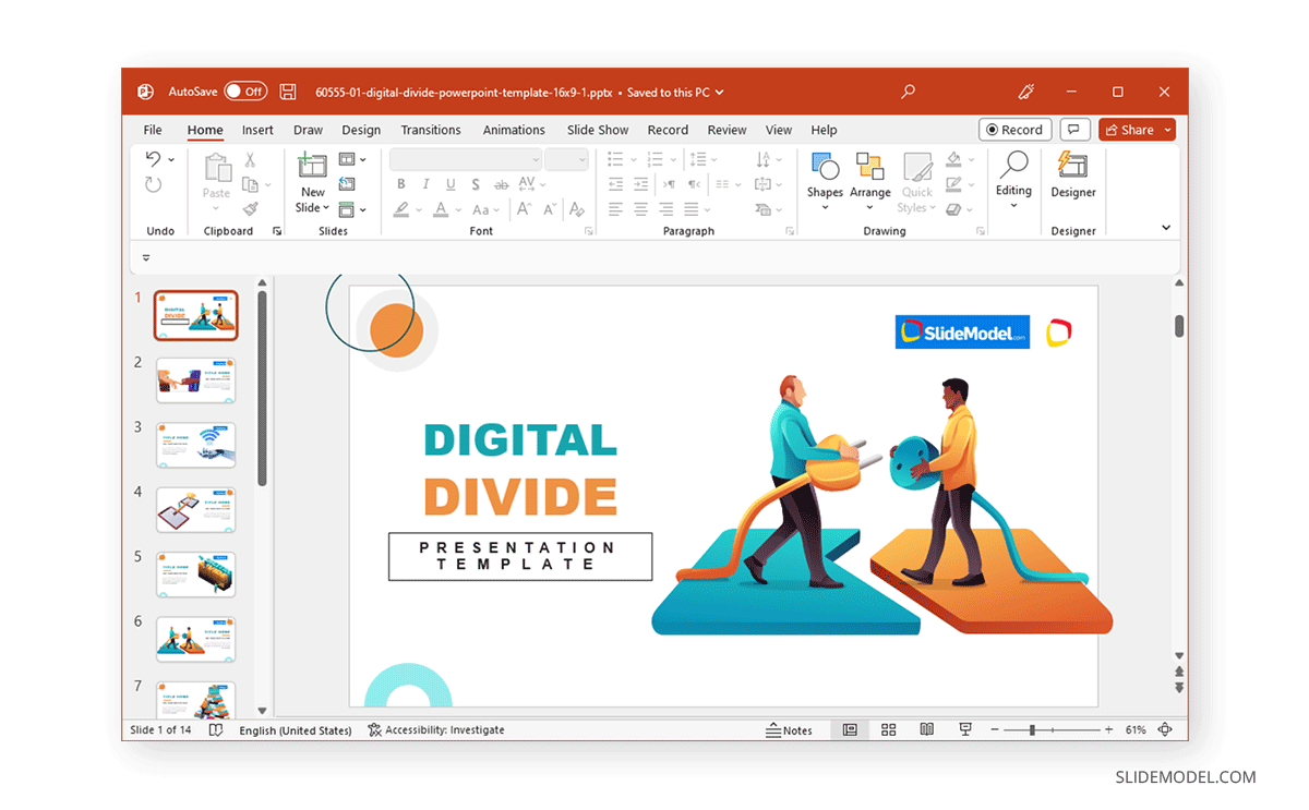 Updated Slide Master in PowerPoint