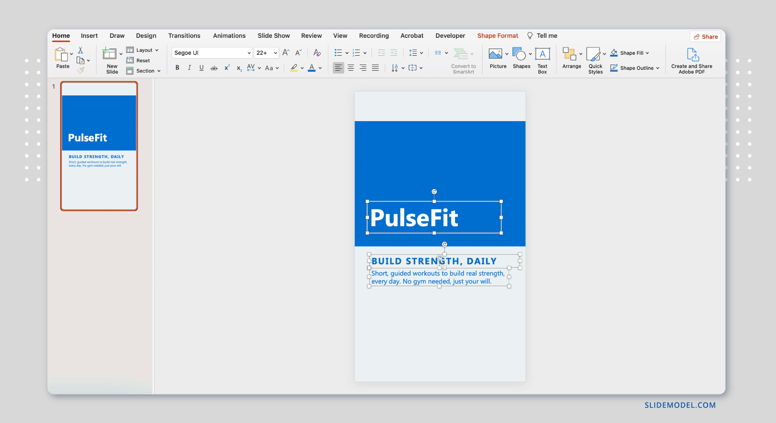Adding text to app prototype in PPT