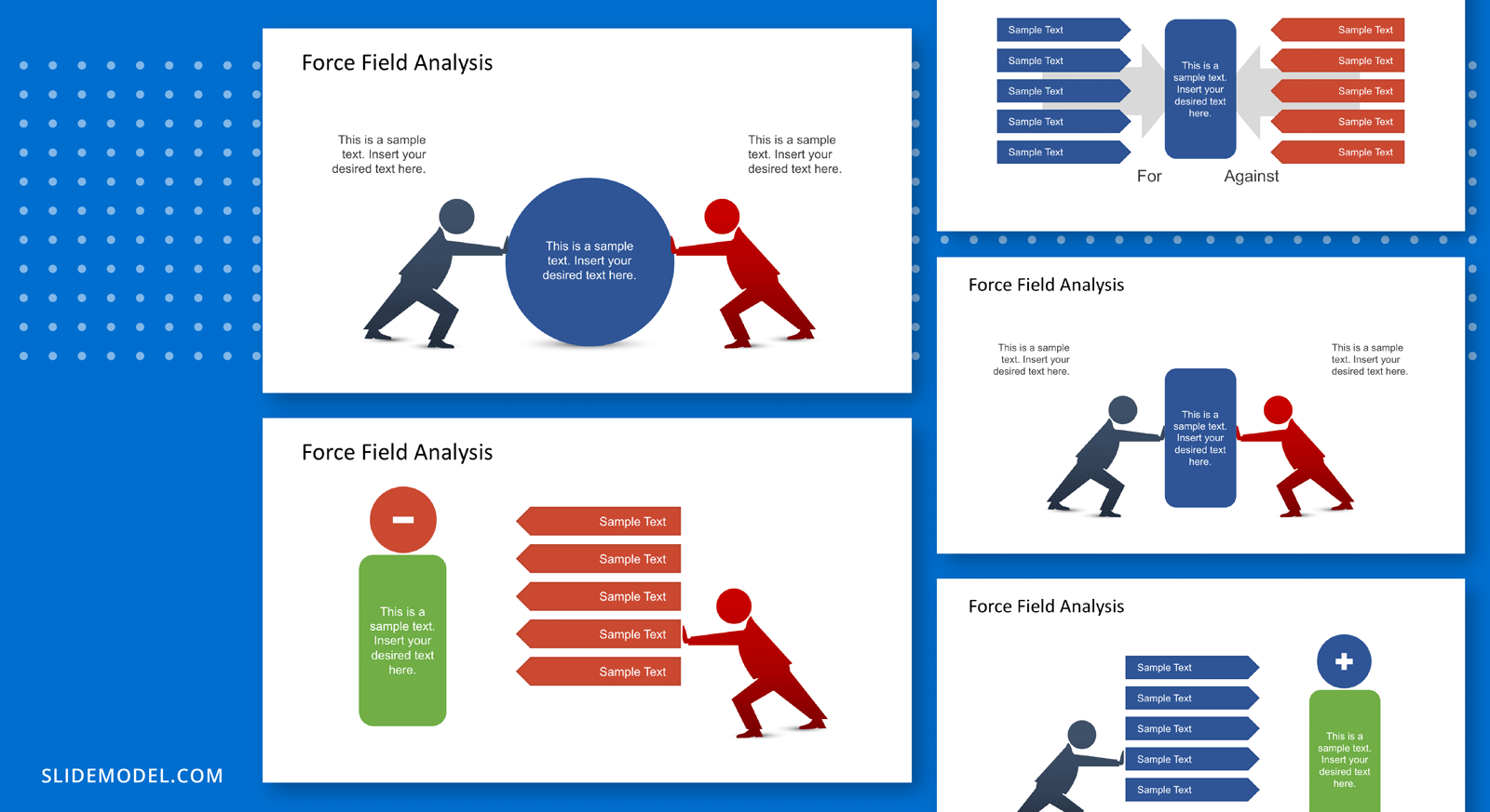 Making a Force Field Analysis Using PowerPoint Templates