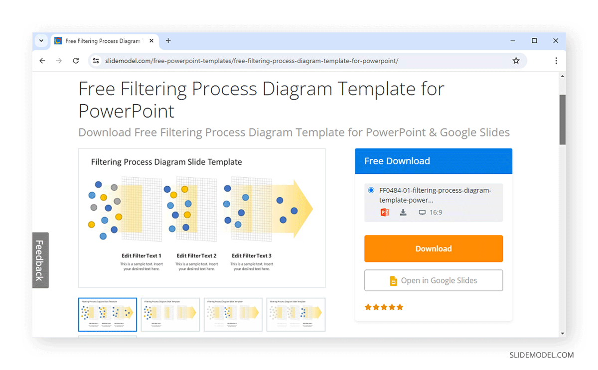 Free PowerPoint and Google Slides template for data analysis