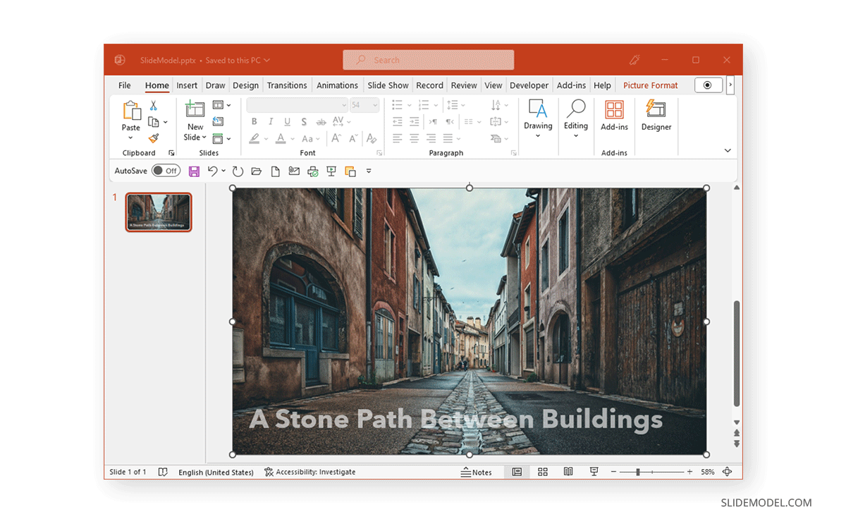 How to make text transparent in PowerPoint