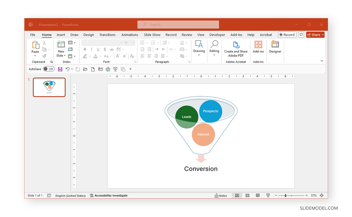 How to Create a Funnel in PowerPoint