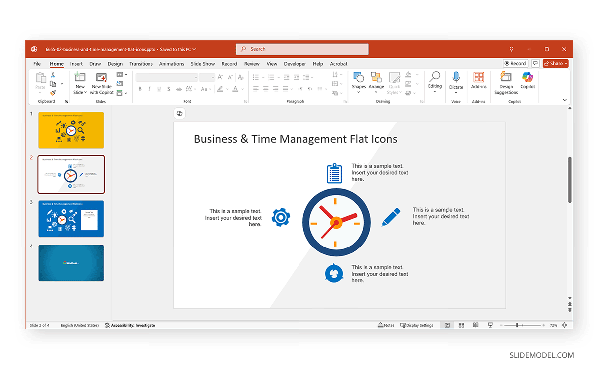 SlideModel SVG icon handmade for PowerPoint