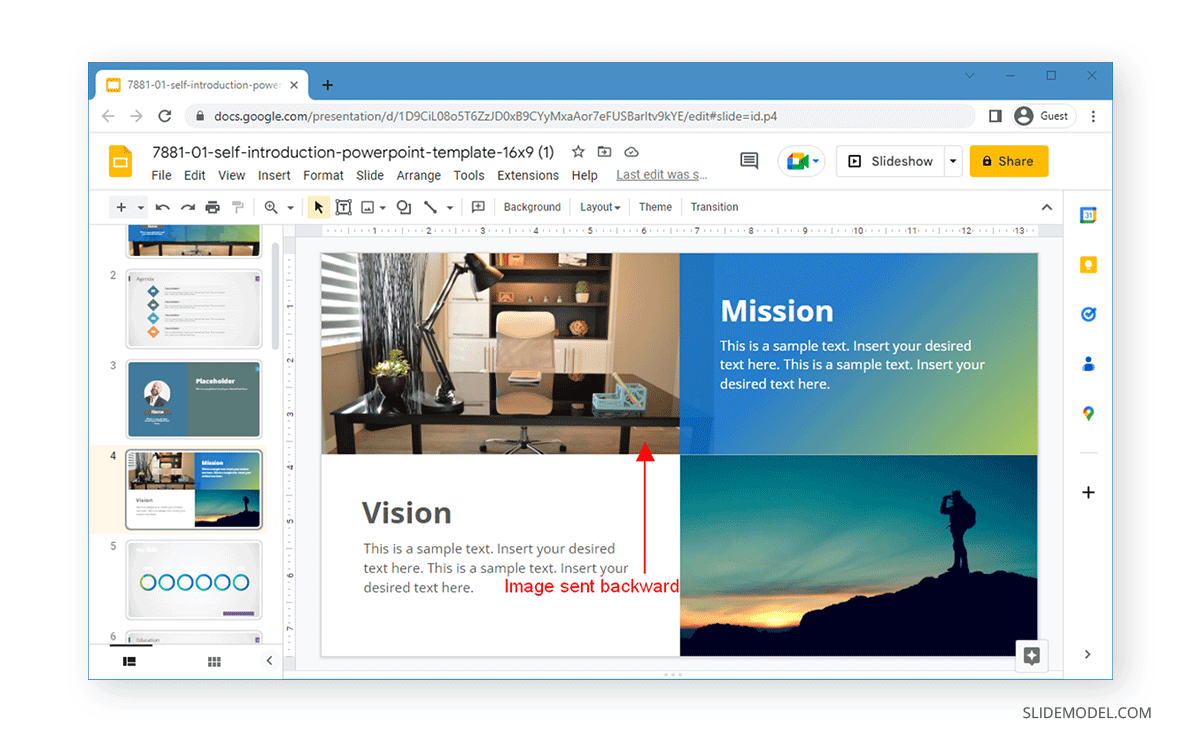 How To Send An Image To The Back On Google Slides How To Send An Image To The Back On Google Slides