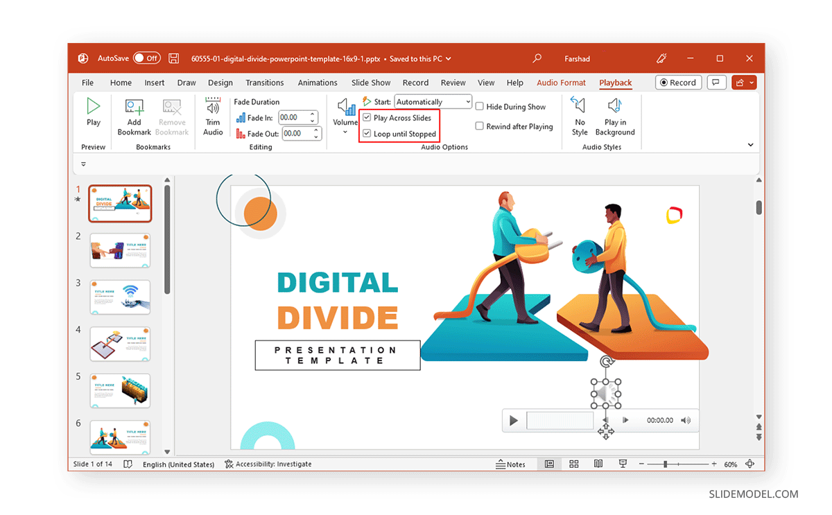 how to add music to powerpoint presentation on ipad