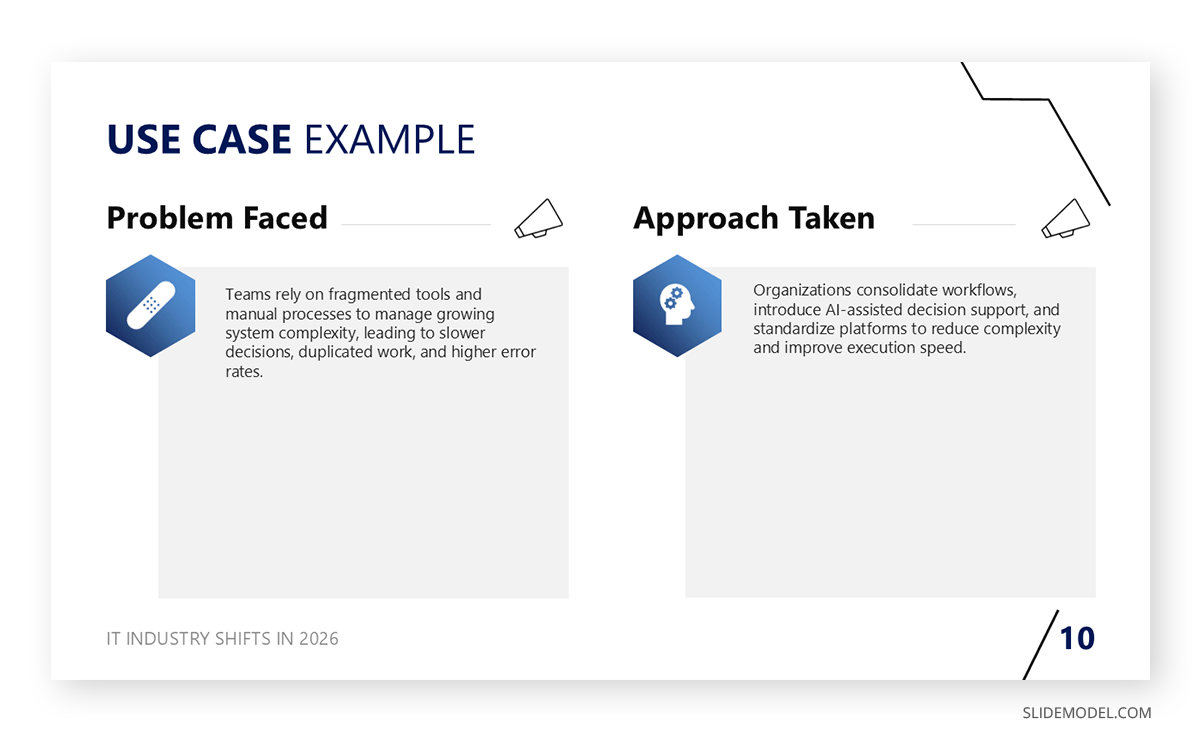 Comparison case study slide meetup deck
