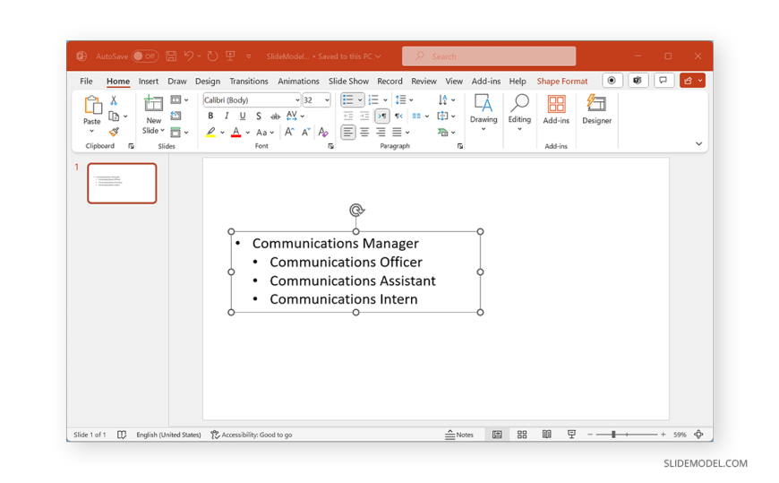 powerpoint hotkey presentation