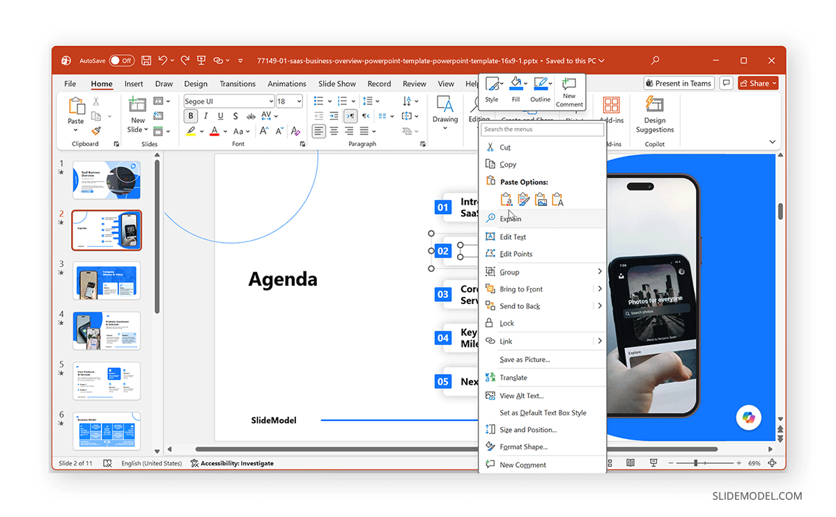 Using Paste Special in PowerPoint