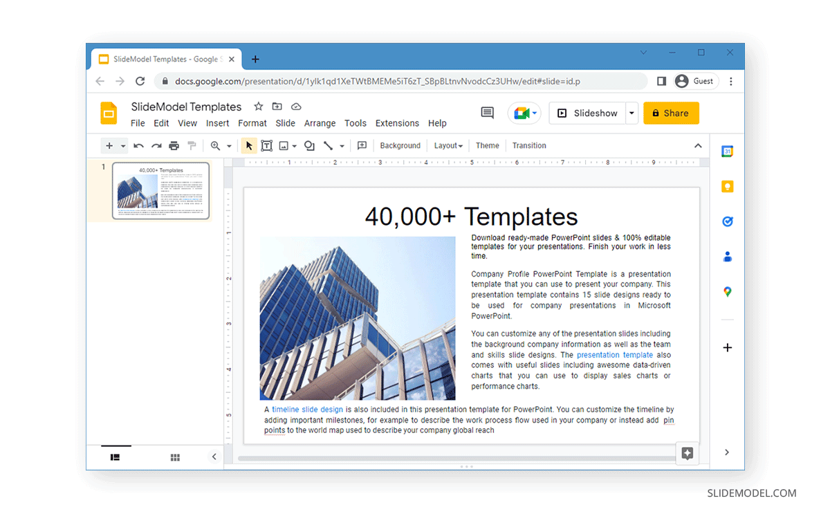How to wrap text in Google Slides