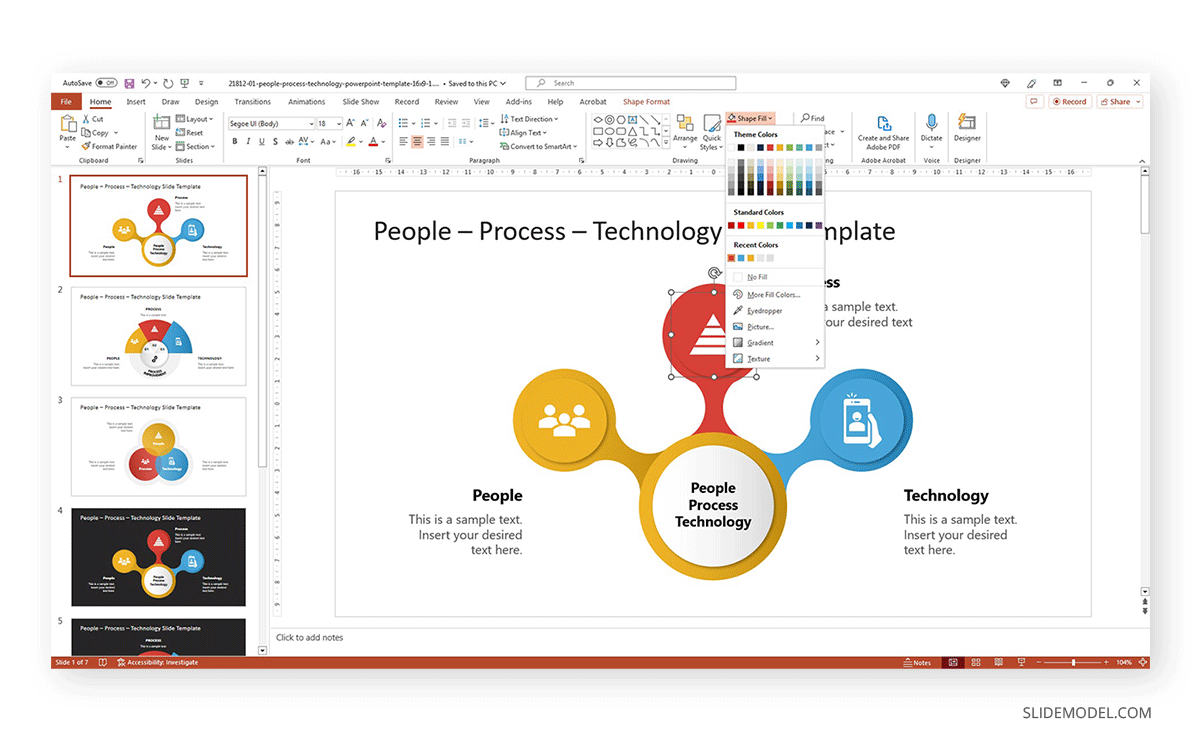 Shape Fill in PowerPoint