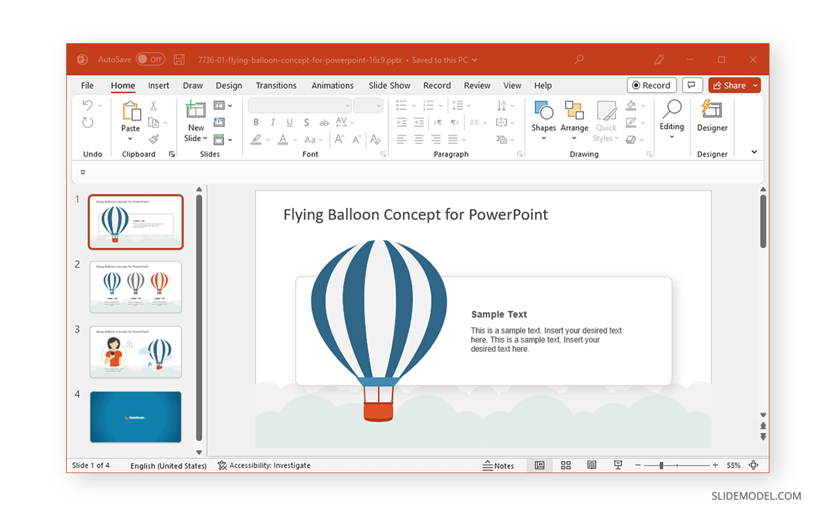 add presentation title powerpoint