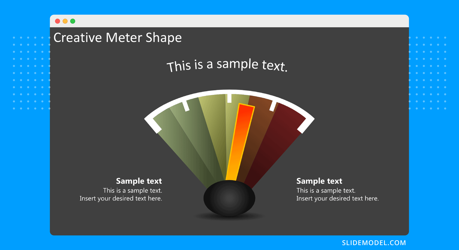 Free Creative Meter Slide Shape