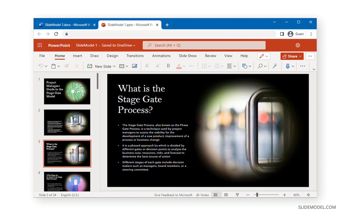 create word document from powerpoint presentation