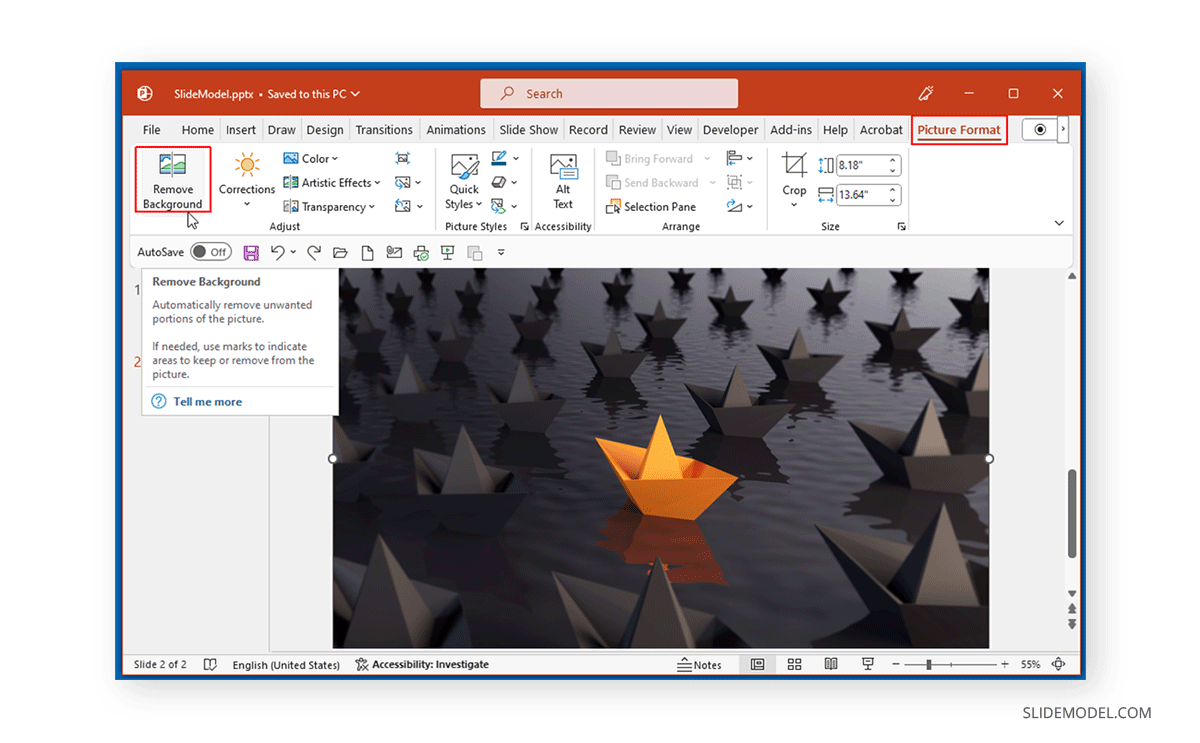 Remove Background in PowerPoint