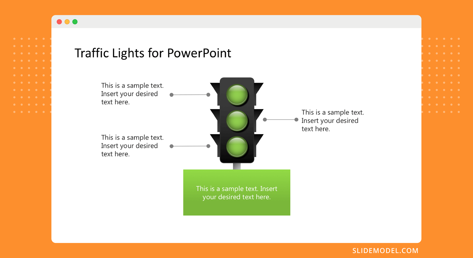 Green Traffic Lights for PowerPoint