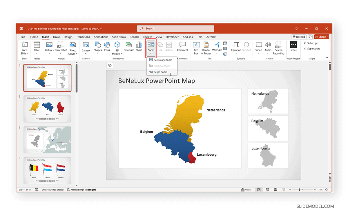 How to use Slide Zoom in PowerPoint
