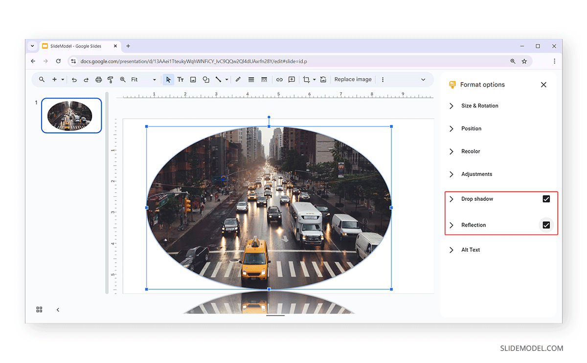 How to Make an Image Circular in Google Slides