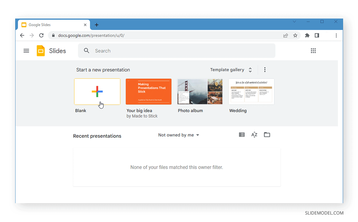 Opening a blank slide deck in Google Slides - Importing PowerPoint Slides to Google Slides