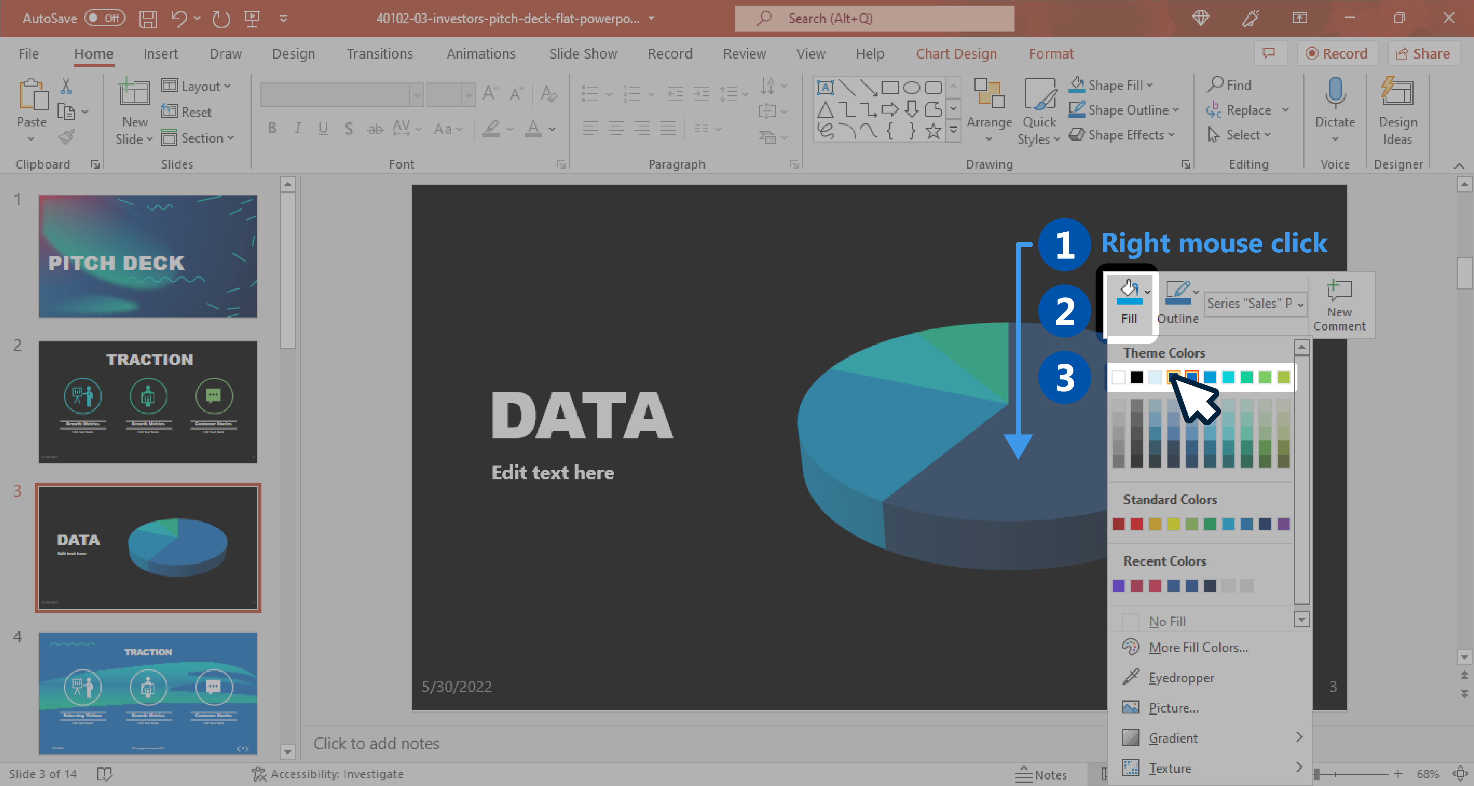 How To Use Theme Colors In Powerpoint With A Custom Palette