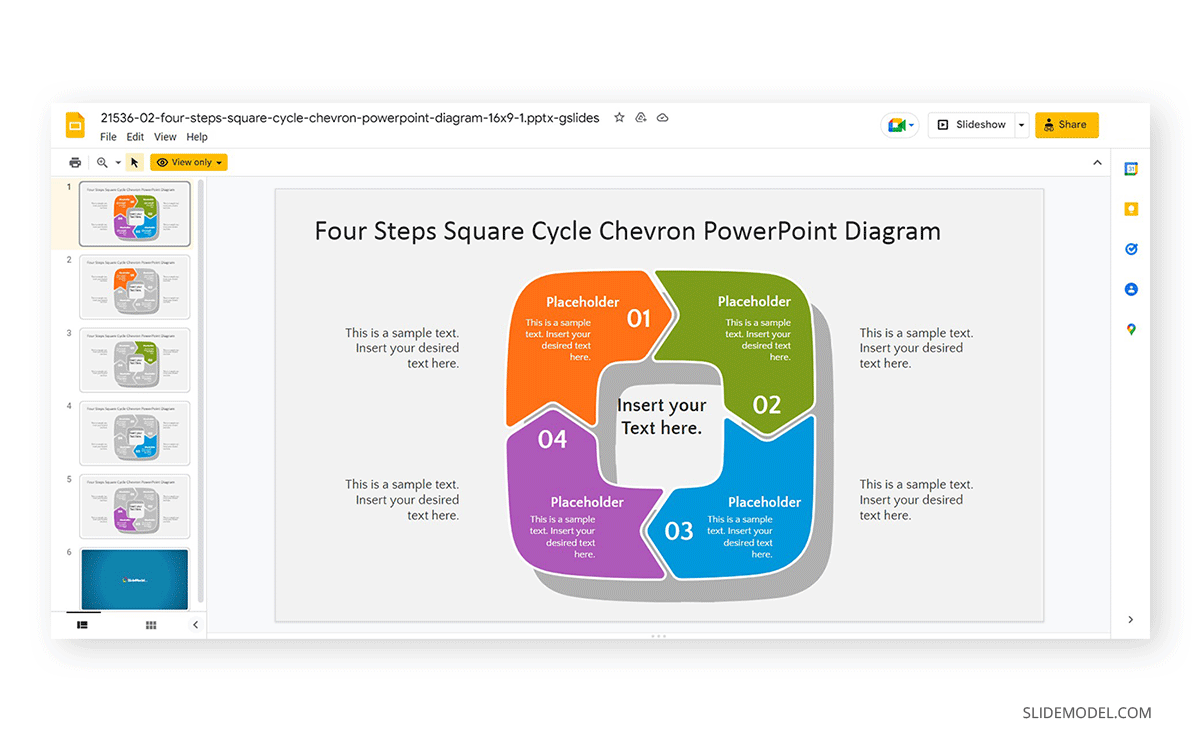 presentation design with shadow effects