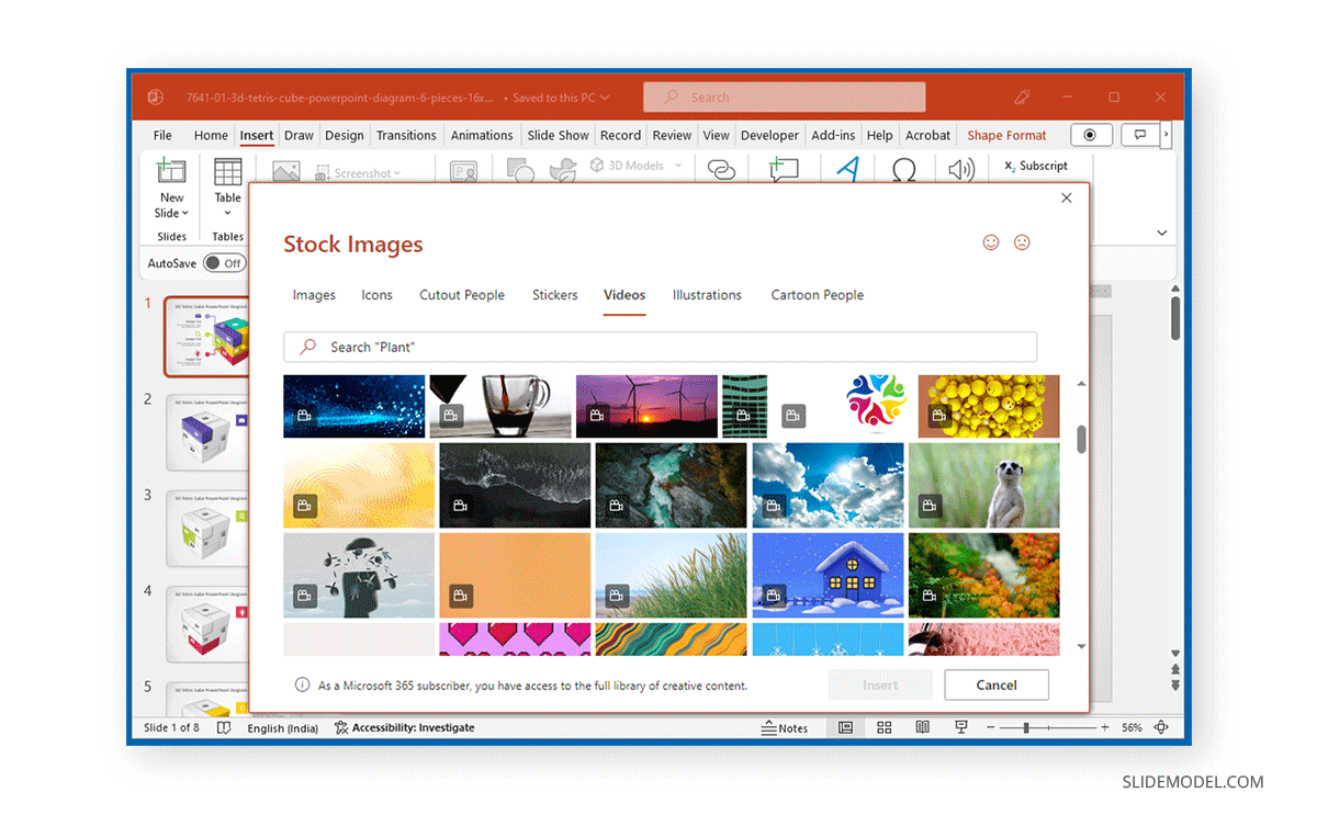 Embed media in PowerPoint