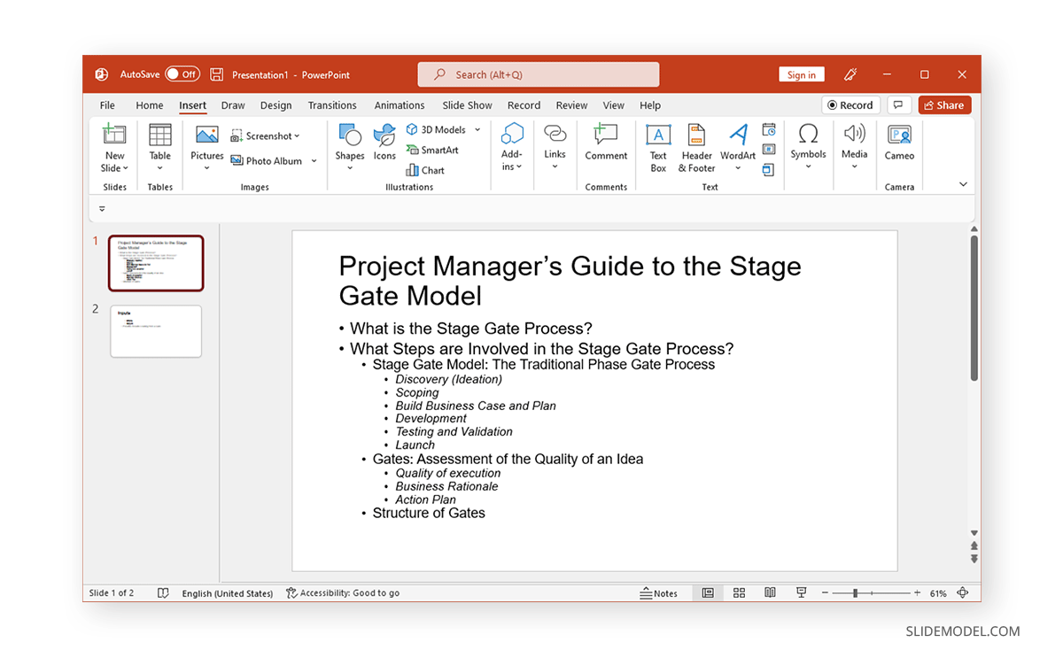 importing outline from Word to PowerPoint