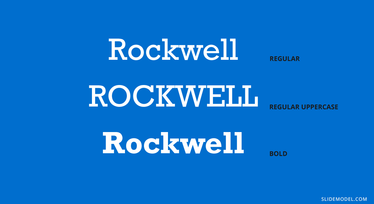 Rockwell typeface