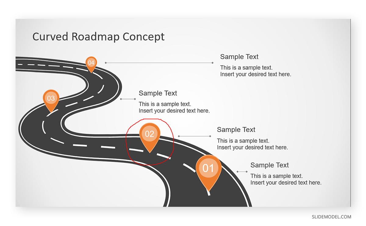 Hand drawn circled section in PowerPoint Slide Show Mode