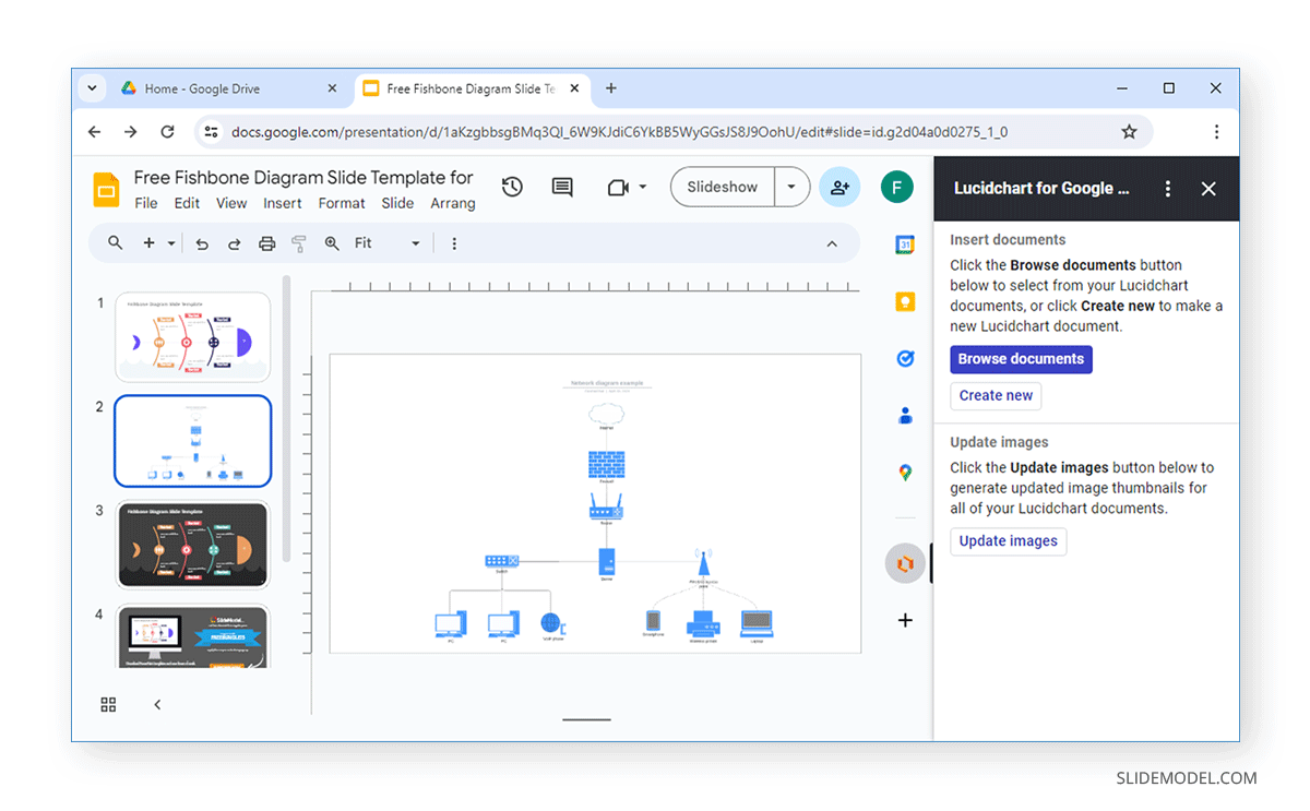 Lucidchart add-on for Google Slides