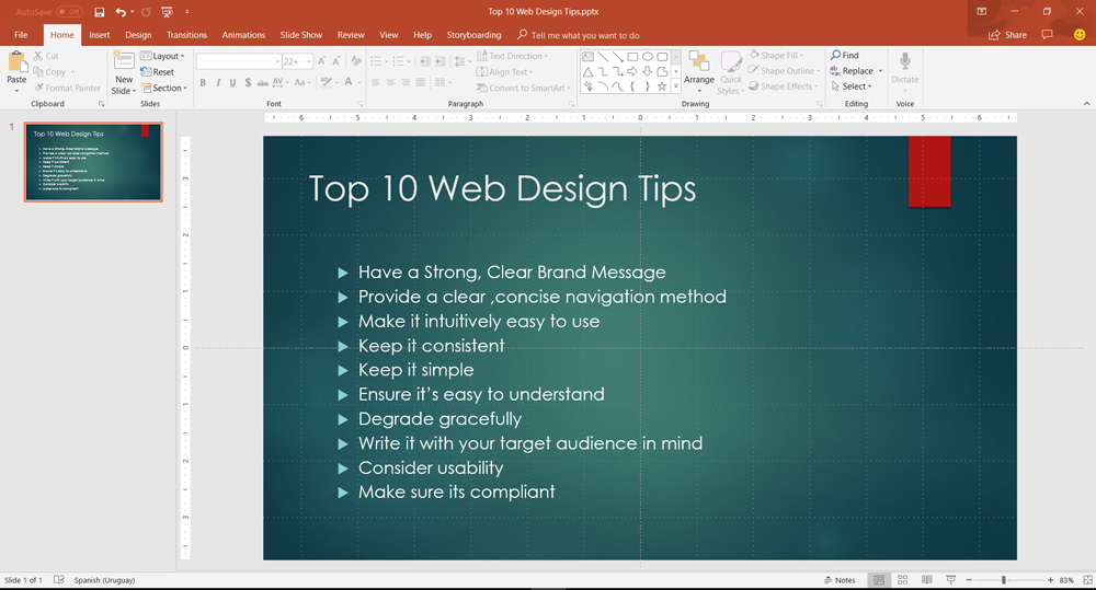 how to make a microsoft powerpoint presentation